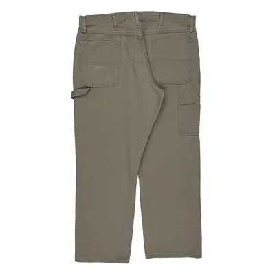Rustler Carpenter Trousers - 38W 30L Grey Cotton | Size: 38″ waist