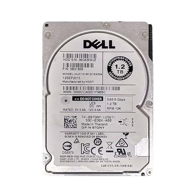 087GNY Dell 1.2TB 12Gb/s SAS 10000 2.5-inch 128MB Hard Drive