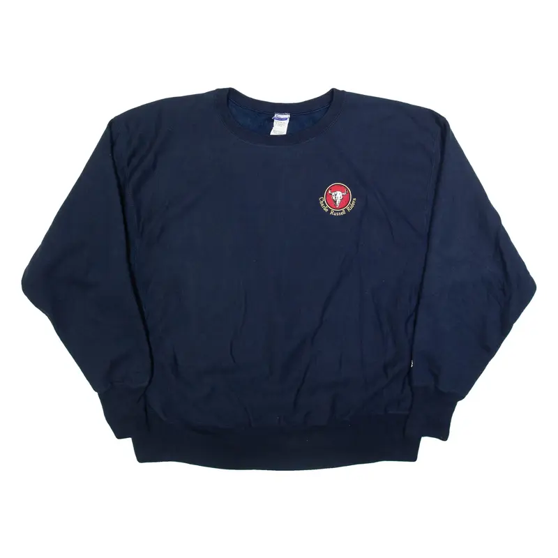 CHAMPION REVERSE WEAVE Mens Sweatshirt Blue 2XL