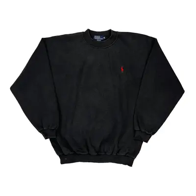 Polo By Ralph Lauren Sweatshirt - XL Black Cotton