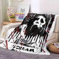 Horror Blanket Movie Ghost Throw Blanket for All Season Birthday Christmas Halloween Fathers Mothers Valentines Day Gift