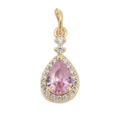 Brass Pave Cubic Zirconia Pendants