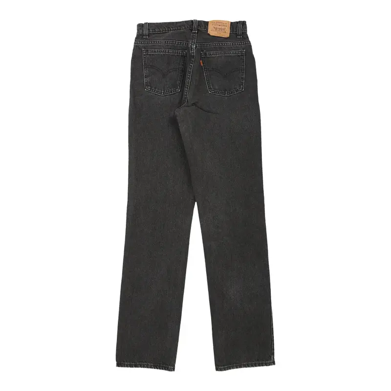 Orange Tab 619 Levis Jeans - 28W UK 8 Black Cotton