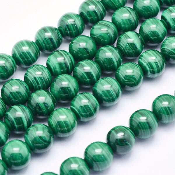 Natural Malachite Beads Strands