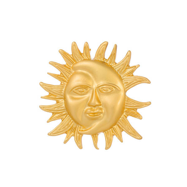 Sun God Brooch Pin