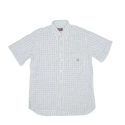 PAUL & SHARK Yachting Shirt Blue Check Short Sleeve Mens XL