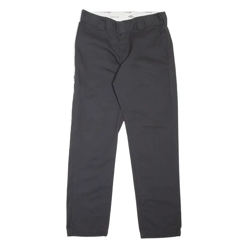 DICKIES Workwear Mens Trousers Black Slim Tapered W31 L32