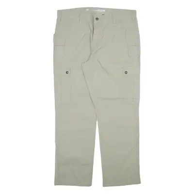 CARHARTT Carpenter Workwear Mens Trousers Grey Relaxed Straight W36 L30