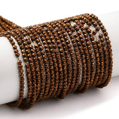 Electroplate Glass Beads Strands