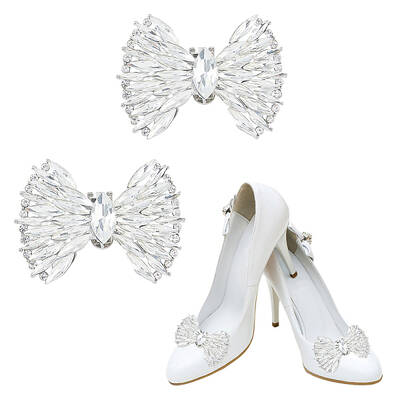 2Pcs Bowknot Shoe Decorations
