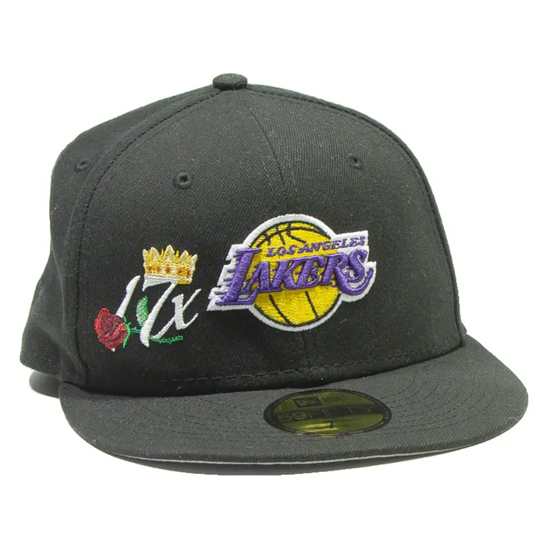 NEW ERA LA Lakers Mens Snapback Cap Black M