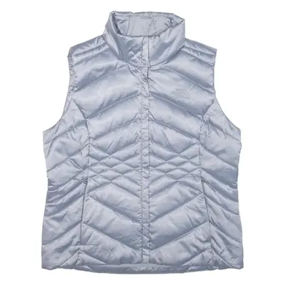 THE NORTH FACE 550 Insulated Womens Puffer Gilet Grey Nylon L