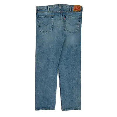 505 Levis Baggy Jeans - 40W 32L Blue Cotton