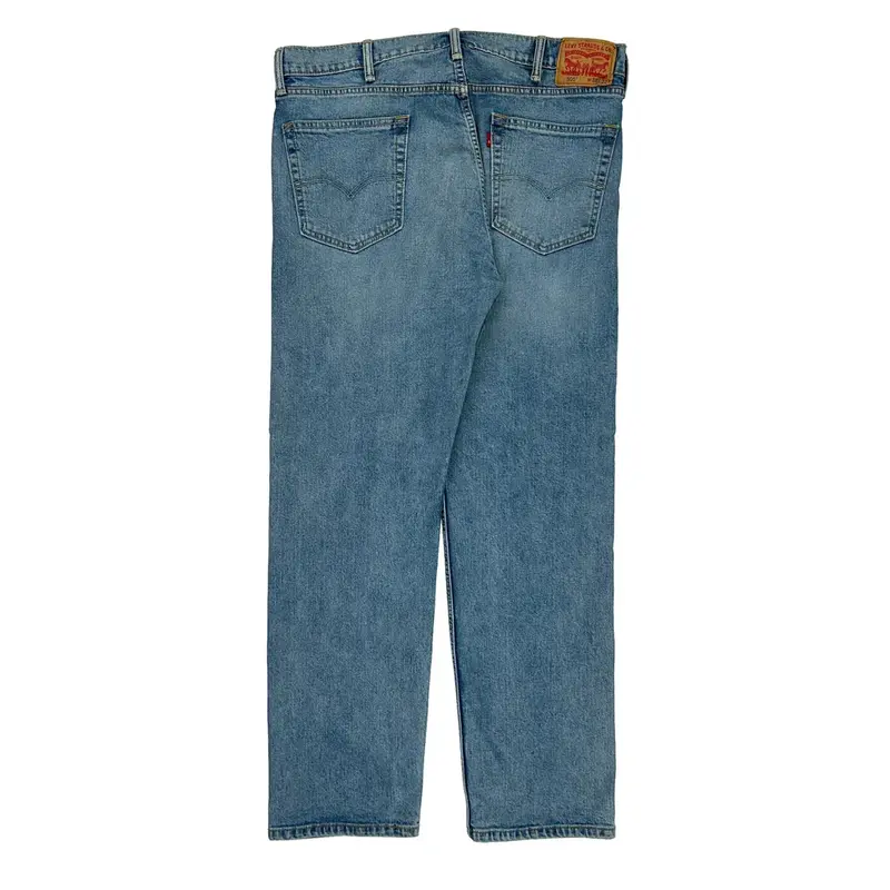 505 Levis Baggy Jeans - 40W 32L Blue Cotton