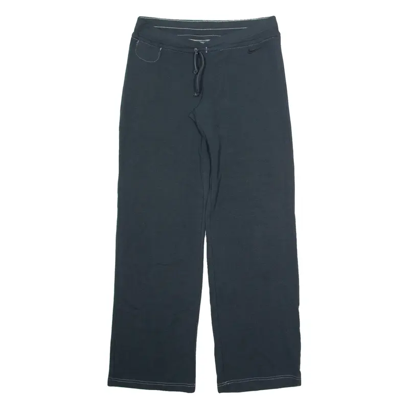 NIKE Womens Sweatpants Blue Straight M W28 L29