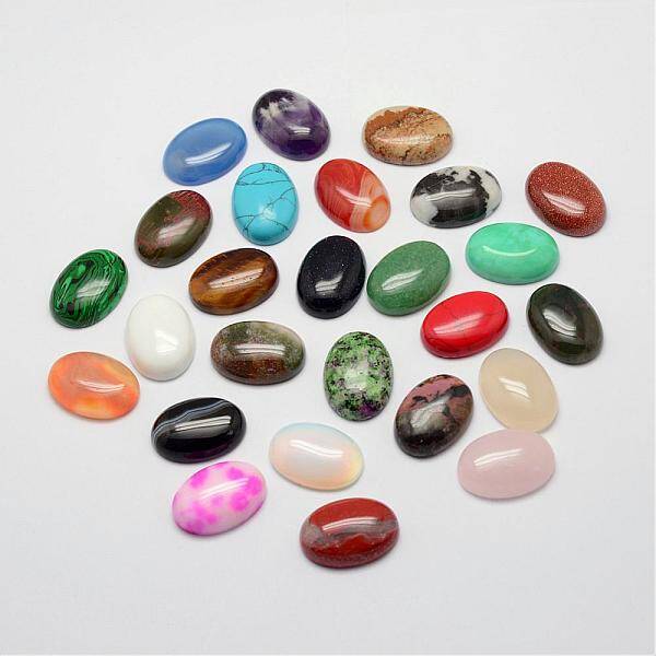 Natural & Synthetic Mixed Stone Cabochons