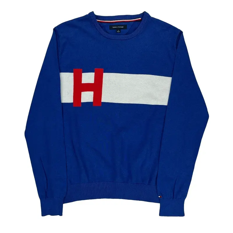 Tommy Hilfiger Jumper - Medium Blue Cotton
