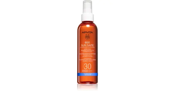 Apivita Bee Sun Safe Body Oil for tan and silky feel SPF30 200 ml