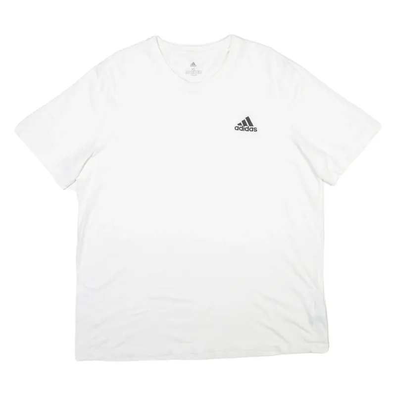 ADIDAS Mens T-Shirt White Crew Neck XL