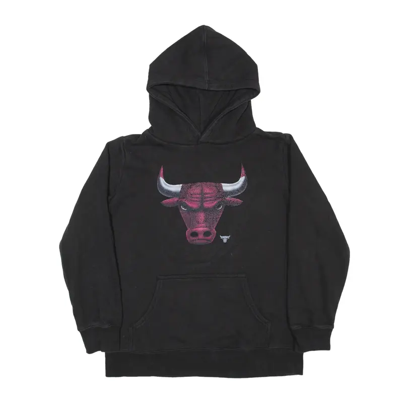 NBA Chicago Bulls Hoodie Black Pullover Boys L