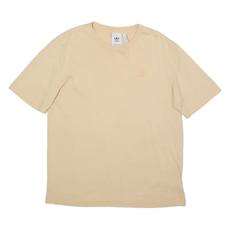 ADIDAS ORIGINALS Mens T-Shirt Orange Crewneck M
