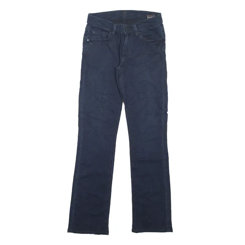 7 FOR ALL MANKIND Y2K Jeans Blue Denim Slim Straight Womens W24 L28