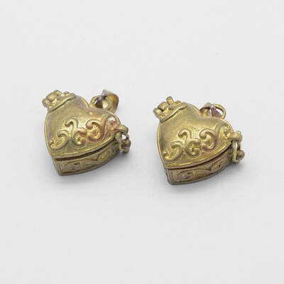 Brass Prayer Box Pendants