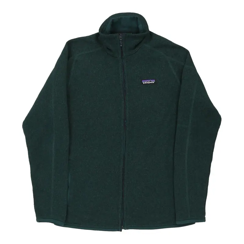 Patagonia Fleece - Large Green Polyester