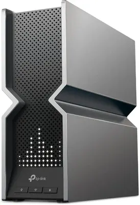 TP-Link Tri-Band BE19000 WiFi 7 Router with Dual 10 Gbps Multi-Gig Ethernet Ports and customizable LED screen, 8 High-Perform...