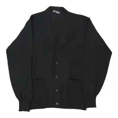 1980s Armosa Cardigan - Large Black Acrylic Blend