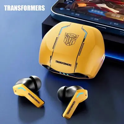 TRANSFORMERS Design Wireless Headphones, Connecting Stable & Wearing Comfortable Earbuds, Portable Gaming Headset, Noise Canc...