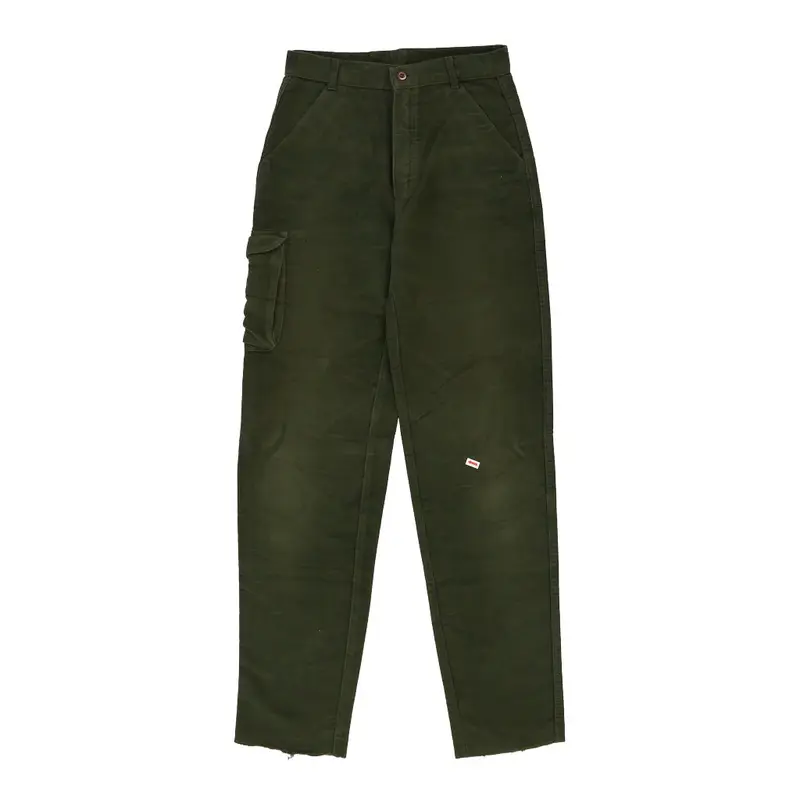 33 Cargo Trousers - 28W UK 8 Khaki Cotton