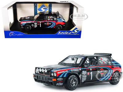 Lancia Delta HF Integrale #1 A. Sacco - A. Ollero Miki Biasion Martini Racing Rallye Monte Carlo 1990 Tribute FIA Historic ...