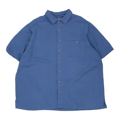 Campia Short Sleeve Shirt - 2XL Blue Polyester Blend