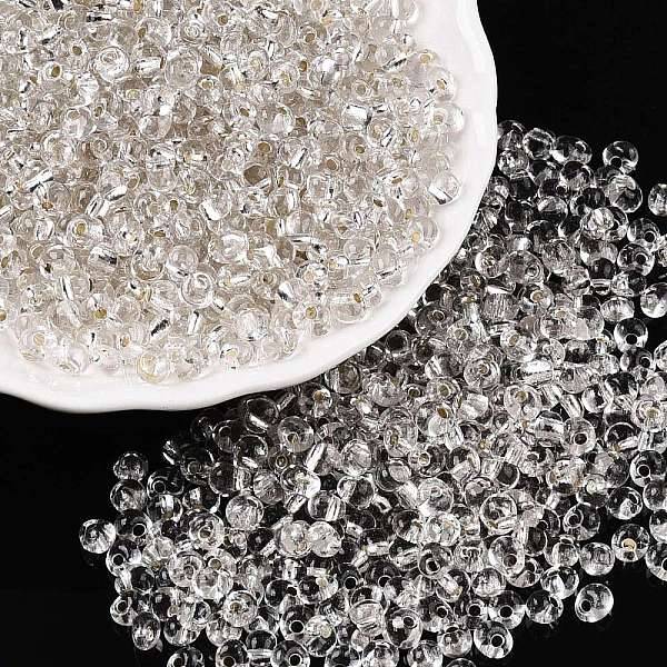 6/0 Baking Paint Transparent Glass Seed Beads