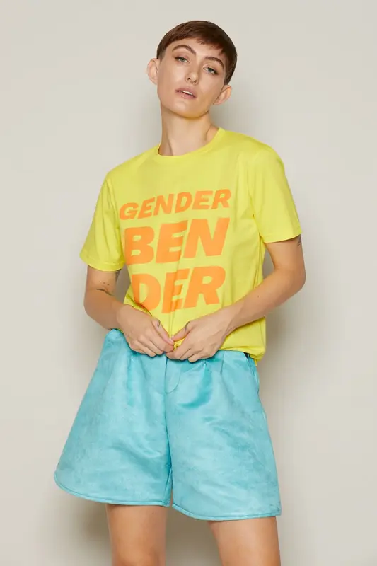Gender Bender T-Shirt (Yellow) | size: XS
