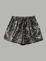 Women's Plain & Camo Print Shorts, Casual Comfy Breathable Shorts for Summer, Summer Shorts, Ladies Loose Bottoms for Daily W...