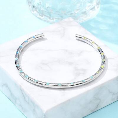 Brass Open Cuff Bangles for Women