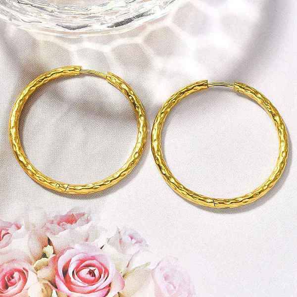 304 Stainless Steel Hoop Earrings for Women