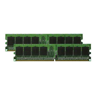 Dell 0D6B05 | 2GB Kit (2x1GB) DDR2-533MHz PC2-4200 Non-ECC Unbuffered UDIMM CL4 2Rx8 1.8V 240-Pin Memory