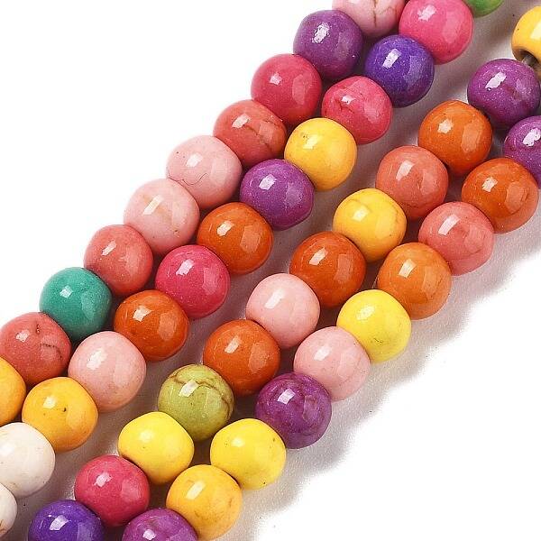 Synthetic Turquoise Beads Strands