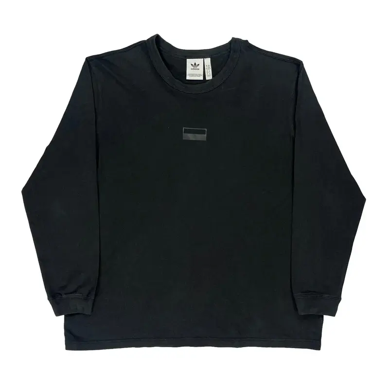 Adidas Long Sleeve T-Shirt - XL Black Cotton | Size: x-large