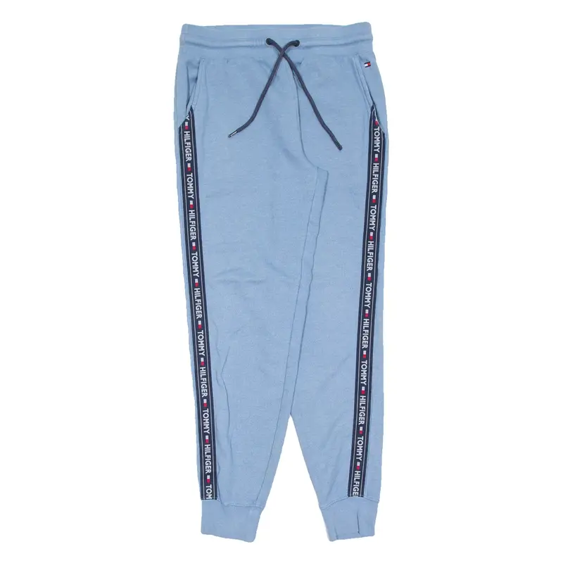 TOMMY HILFIGER Mens Joggers Blue Tapered S W29 L29
