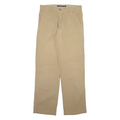 DOCKERS Mens Trousers Beige Slim Straight W32 L33