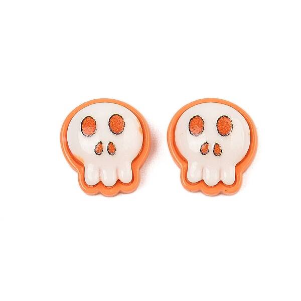 Halloween Theme Opaque Resin Cabochons