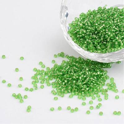 11/0 Grade A Transparent Glass Seed Beads
