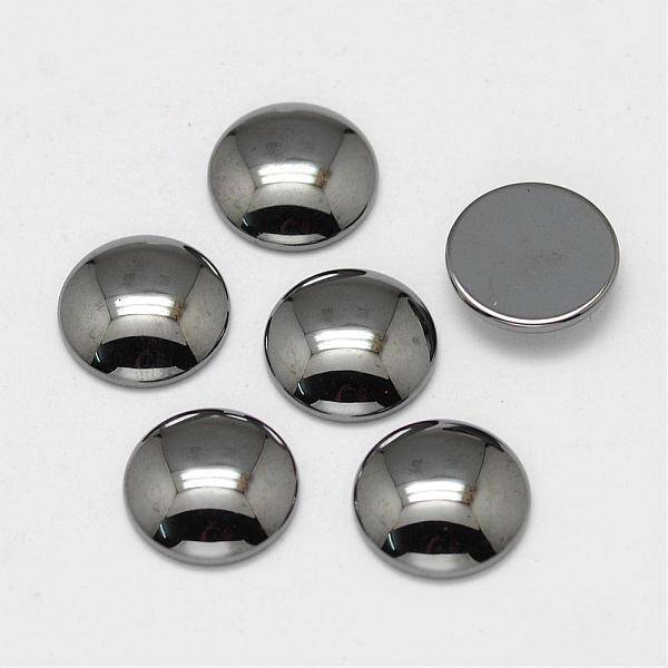 Non-magnetic Synthetic Hematite Cabochons