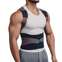 AULEXMED Posture Corrector Brace - Dual Back Support for Hunchback & Slouching - Adjustable Spine Alignment Belt for Men & Wo...