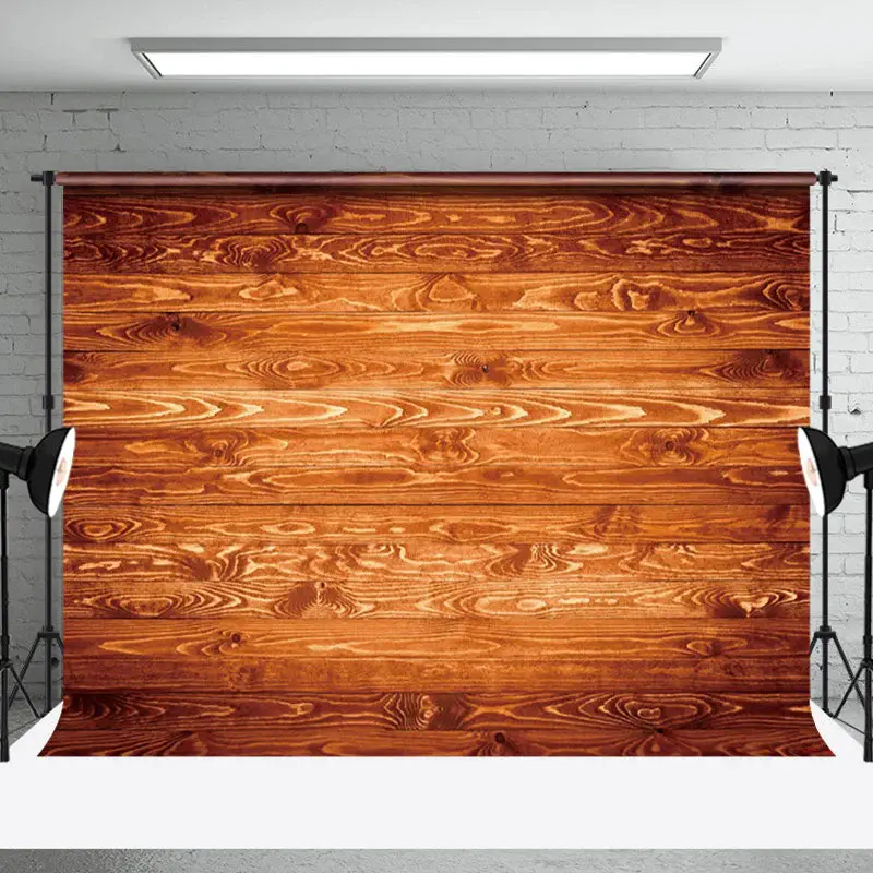 Aperturee Retro Brown Wood Grain Pattern Photography Backdrop, 3X2FT(1MX0.6M), 14 USD, wood backdrops, NYHD9I83-M