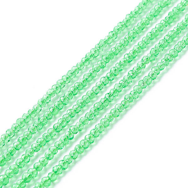 Transparent Glass Beads Strands